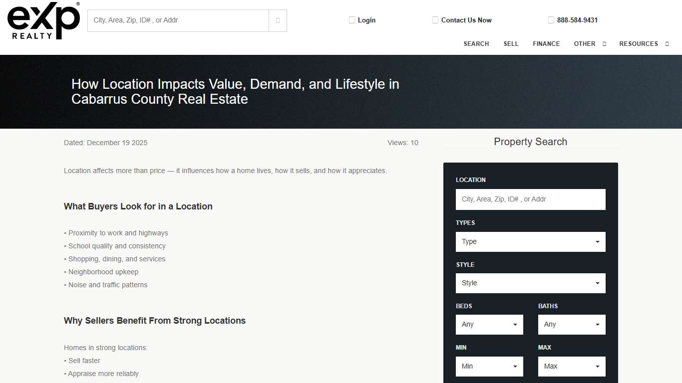 How Location Impacts Value, Demand, and Lifestyle in Cabarrus County Real Estate